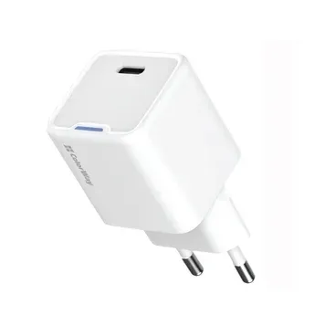 Зарядний пристрій ColorWay GaN Mini (30W) PD Port PPS USB-C білий (CW-CHS054PD-WT)