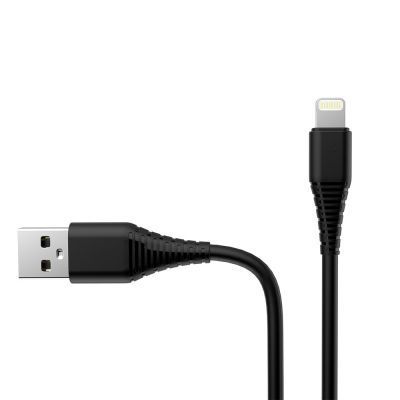 Зарядное устройство Colorway 1USB AUTO ID 2A (10W) черное + cable Lightning (CW-CHS012CL-BK) CW-CHS012CL-BK фото