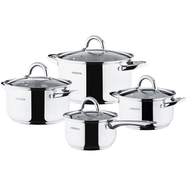 Набір посуду Ardesto Gemini Gourmet 8 предметів (AR1908PS) AR1908PS фото