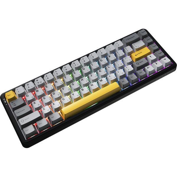 Клавіатура Ajazz AK680 MAX Magnetic Switch RGB USB Black (AK680-M-BGY-AW) AK680-M-BGY-AW фото