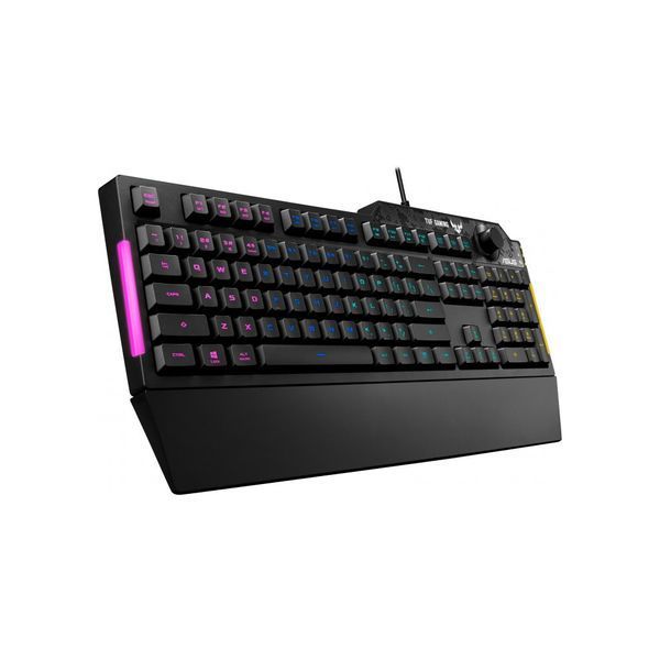 Клавіатура ASUS TUF Gaming K1 USB UA Black (90MP01X0-BKMA00) 90MP01X0-BKMA00 фото