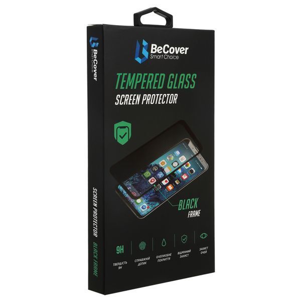 Захисне скло BeCover для Realme 10 Black (708570) 708570 фото