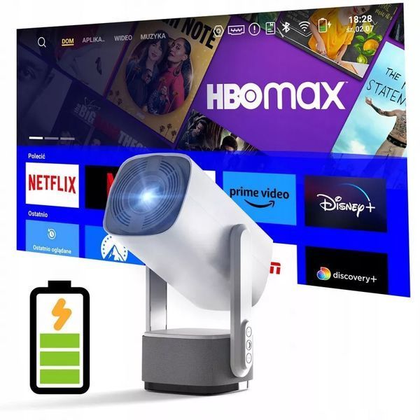 Проектор K2 Android 11 Full HD 150" White (57048) 570480003 фото