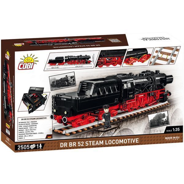 Конструктор Cobi Локомотив DRB Class 52 1:35, 2505 деталей (COBI-6282) COBI-6282 фото