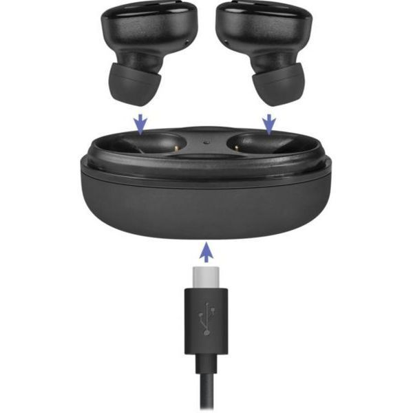 Наушники Defender Twins 635 TWS Bluetooth Black (63635) 63635 фото