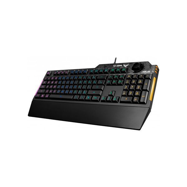 Клавіатура ASUS TUF Gaming K1 USB UA Black (90MP01X0-BKMA00) 90MP01X0-BKMA00 фото