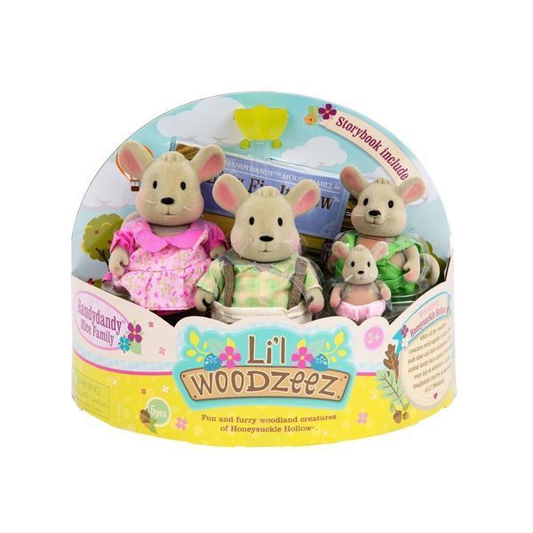 Набір фігурок Li'l Woodzeez Сім'я Мишей 6003Z фото