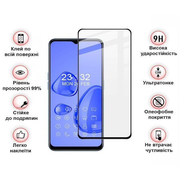 Захисне скло BeCover для Realme 10 Black (708570) 708570 фото