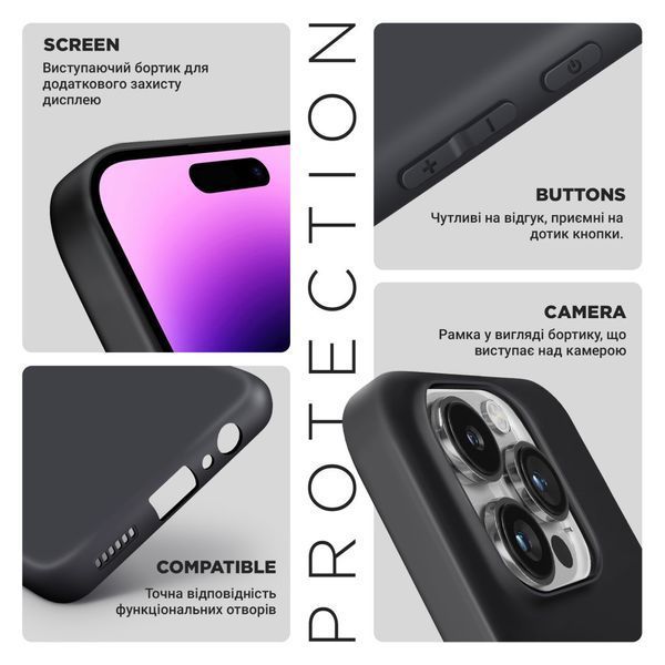 Накладка ArmorStandart Matte Slim Fit для Xiaomi Redmi Note 13 5G Black (ARM71892) ARM71892 фото