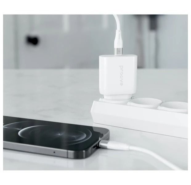 Зарядний пристрій Proove Rapid (20W) Type-C Power Adapter White (WCRP20000102) WCRP20000102 фото