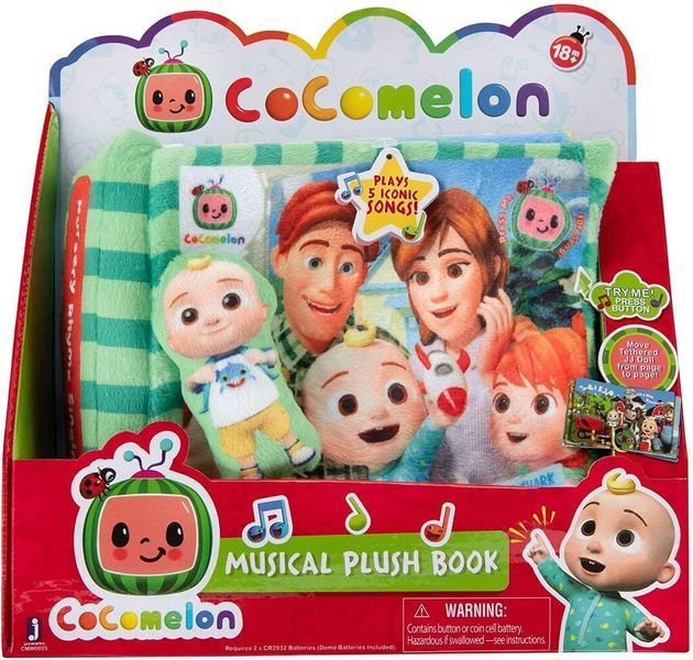 CoComelon Игровой набор Feature Roleplay Музыкальная плюшевая книга CMW0025 фото