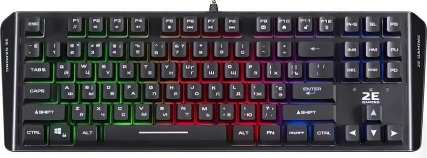 Клавиатура 2E Gaming KG355 LED 87key USB Black (2E-KG355UBK) 2E-KG355UBK фото