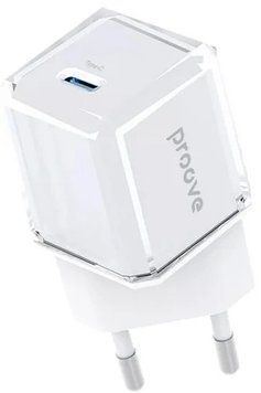 Зарядное устройство Proove Pure GaN (30W) Type-C Power Adapter White (WCPU30012202) WCPU30012202 фото