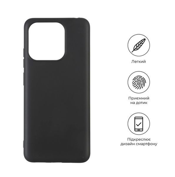 Накладка ArmorStandart Matte Slim Fit для Xiaomi Redmi 12C / 11A Black (ARM65963) ARM65963 фото