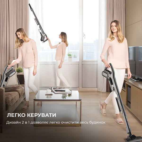 Вертикальний + ручний пилосос (2в1) Deerma Stick Vacuum Cleaner Cord (DX700) DX700 фото