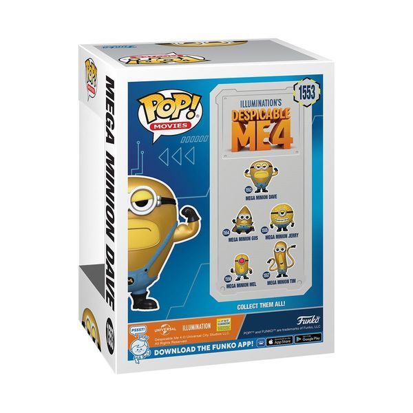 Funko Фигурка Funko POP Movies: Despicable Me 4 - Mega Minion Dave 5908305248354 фото