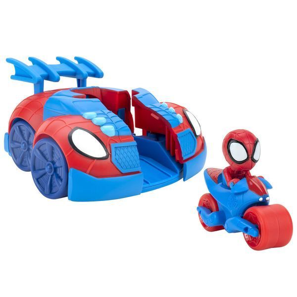 Spidey Машинка Feature Vehicle 2 in 1 Spidey Stealth Strike Vehicle SNF0019 фото