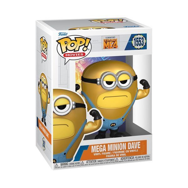Funko Фигурка Funko POP Movies: Despicable Me 4 - Mega Minion Dave 5908305248354 фото