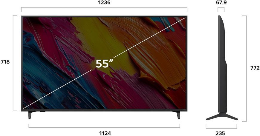 Телевізор 55" LG 55QNED70A6A 55QNED70A6A фото