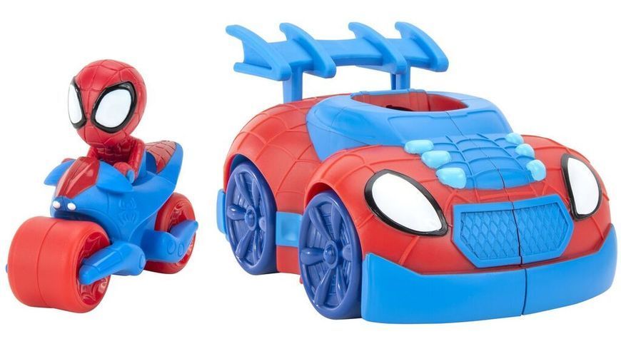 Spidey Машинка Feature Vehicle 2 in 1 Spidey Stealth Strike Vehicle SNF0019 фото