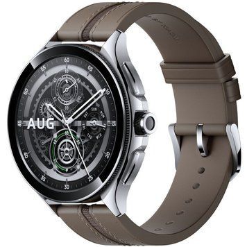 Смарт-часы Xiaomi Watch 2 Pro Bluetooth Silver Case with Brown Leather Strap (BHR7216GL) 1006733 фото