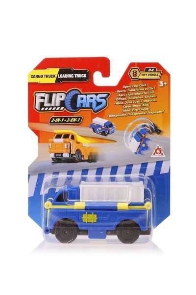 Flip Cars Машинка-трансформер 2 в 1 Грузовик и Погрузчик EU463875-12 фото