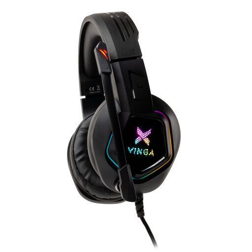 Наушники Vinga HSCU-160 Gaming LED Black (HSCU-160) HSCU-160 фото