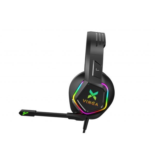 Наушники Vinga HSCU-160 Gaming LED Black (HSCU-160) HSCU-160 фото