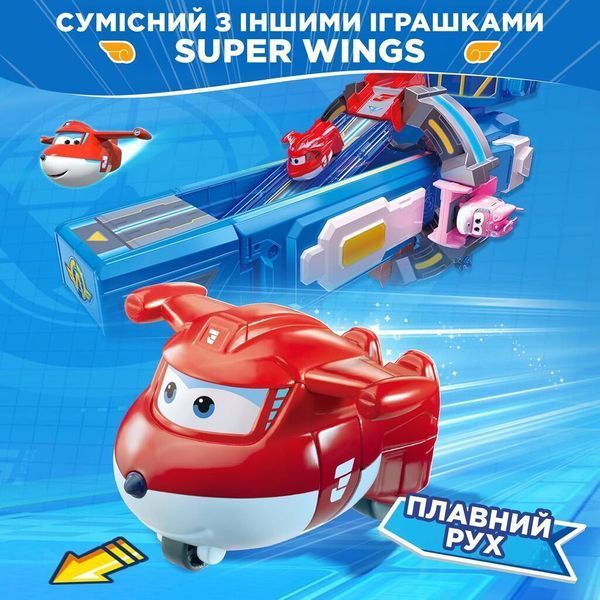 Игровая фигурка-трансформер Super Wings Transform-a-Bots Джетт (Jett), 5см EU780010 фото