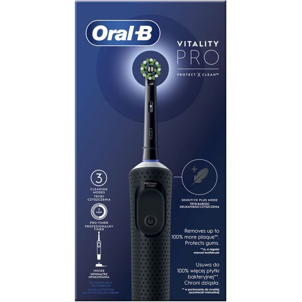 Электрическая зубная щетка Oral-B D103.413.3 PRO Black D103.413.3 PRO Black фото
