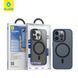 Накладка Blueo Frosted Anti-Drop Case for iPhone 15 Pro with MagSafe Dark Blue (BK5934-I15PDB) BK5934-I15PDB фото 2