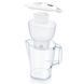Фільтр-глечик Brita Aluna Memo MXPro 2.4л (1.4л очищеної води) з фільтр-картриджем 3шт, білий 1053054 фото 3