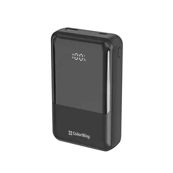 Універсальна батарея ColorWay 20000mAh DigiPower (45W) Black (CW-PB200LP04BK)
