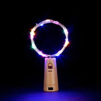 Світлодіодна гірлянда СolorWay пробка для пляшки на батарейках LED 20/2М (5шт/уп) (CW-GC-20L2BMC) CW-GC-20L2BMC фото