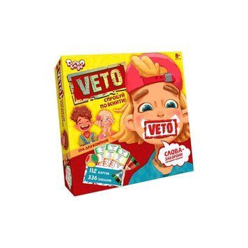 Настільна гра Danko Toys Вето (Veto), українська (VETO-01-01U) VETO-01-01U фото
