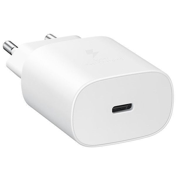 Зарядное устройство для Samsung (25W) USB-C Power Adapter + Cable White (EP-TA800XBEGWW) EP-TA800XWE фото