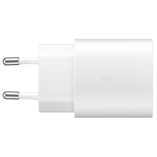 Зарядное устройство для Samsung (25W) USB-C Power Adapter + Cable White (EP-TA800XBEGWW) EP-TA800XWE фото