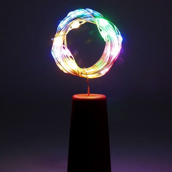 Світлодіодна гірлянда СolorWay пробка для пляшки на батарейках LED 20/2М (5шт/уп) (CW-GC-20L2BMC) CW-GC-20L2BMC фото