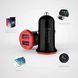 Автомобільний зарядний пристрій Colorway 2USB AUTO ID 3.4A (17W) red/black (CW-CHA026-BK) CW-CHA026-BK фото 9