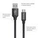 Кабель ColorWay USB - MicroUSB 2.4А 2м чорний (CW-CBUM009-BK) CW-CBUM009-BK фото 3