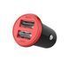 Автомобільний зарядний пристрій Colorway 2USB AUTO ID 3.4A (17W) red/black (CW-CHA026-BK) CW-CHA026-BK фото 2