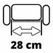Einhell Скарификатор аккумуляторный GC-SC 18/28 Li-Solo, 18 В, 28 см, ножи 12 шт, 6.65 кг (без АКБ и ЗУ) 3420604 фото 6