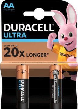 Батарейка Duracell LR06 Ultra AA BLI2 81551267 фото