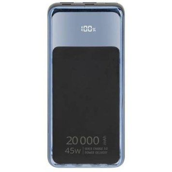 Универсальная батарея RivaCase Rivapower 20000mAh (45W) Black (VA1075) RIVAPOWER VA1075 (Black) фото