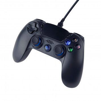 Ігровий джойстик Gembird JPD-PS4U-01,вібрація, USB JPD-PS4U-01 фото