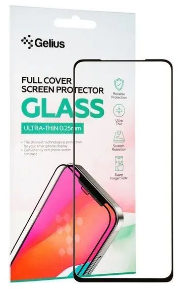 Захисне скло Gelius Full Cover Ultra-Thin 0.25mm for Xiaomi Redmi Note 11 Black 90779 фото