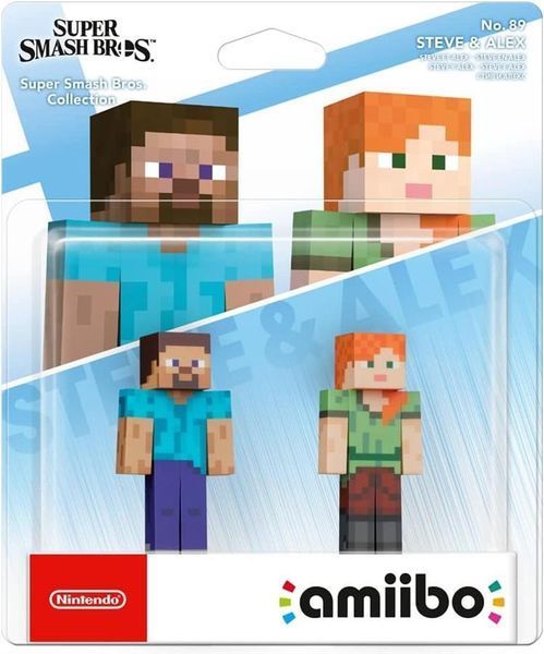 Фігурка Amiibo Minecraft Steve and Alex 045496381059 фото