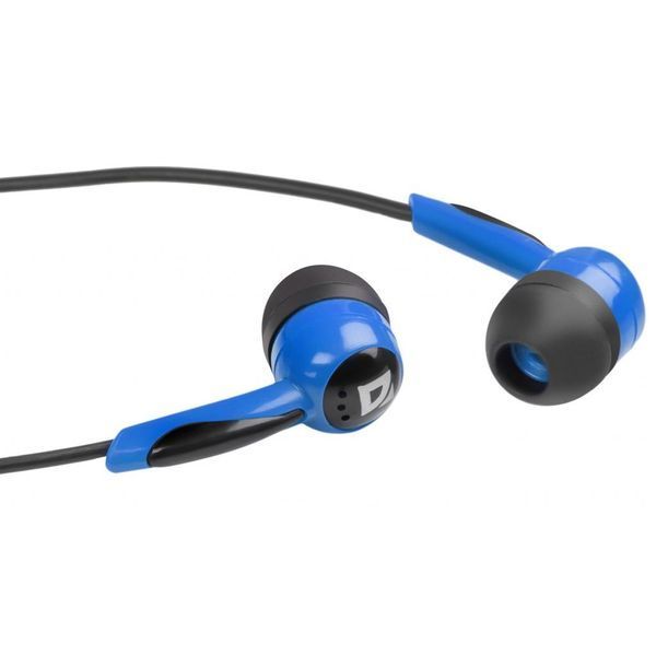 Наушники Defender Basic 604 Black-Blue (63608) 63608 фото