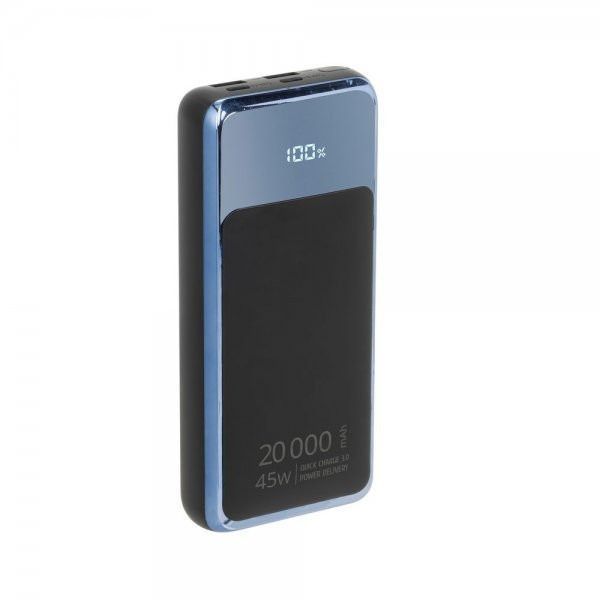 Универсальная батарея RivaCase Rivapower 20000mAh (45W) Black (VA1075) RIVAPOWER VA1075 (Black) фото