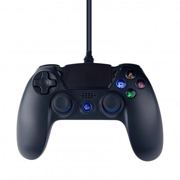 Ігровий джойстик Gembird JPD-PS4U-01,вібрація, USB JPD-PS4U-01 фото
